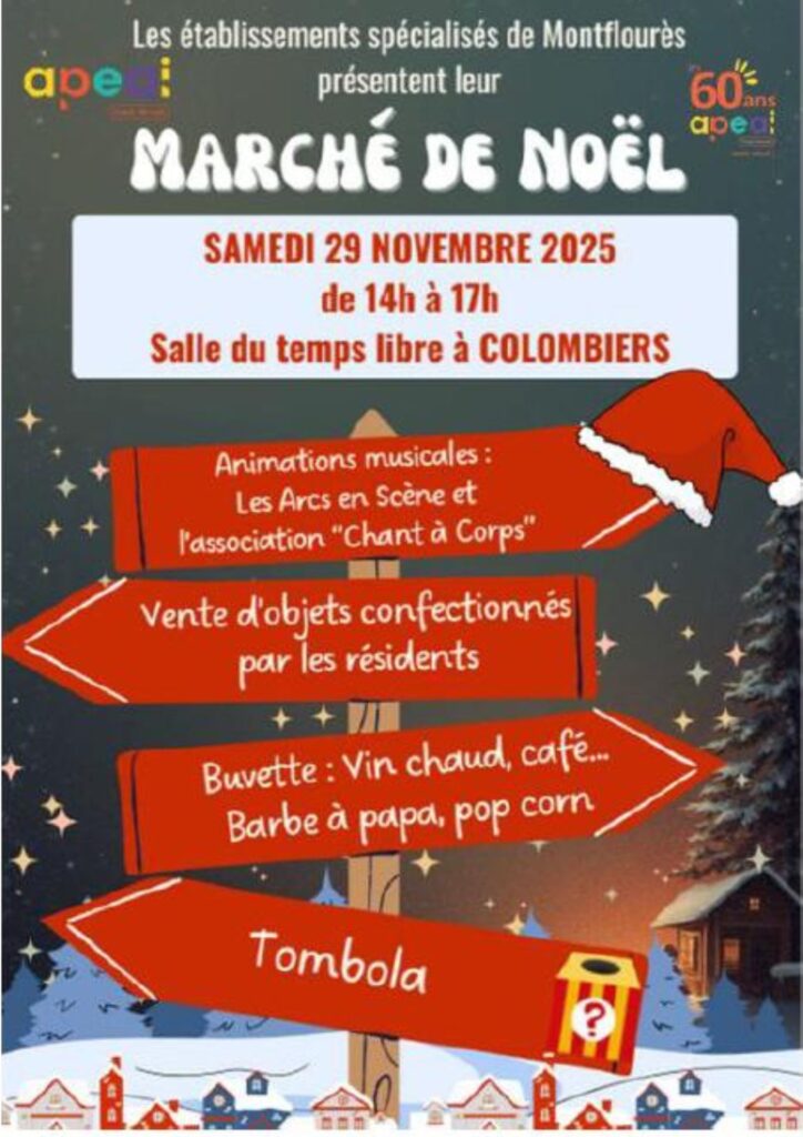 Affiche marche de noel 2025