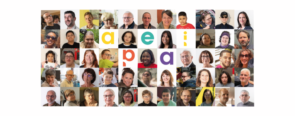 pèle mèle de portrait de personnes