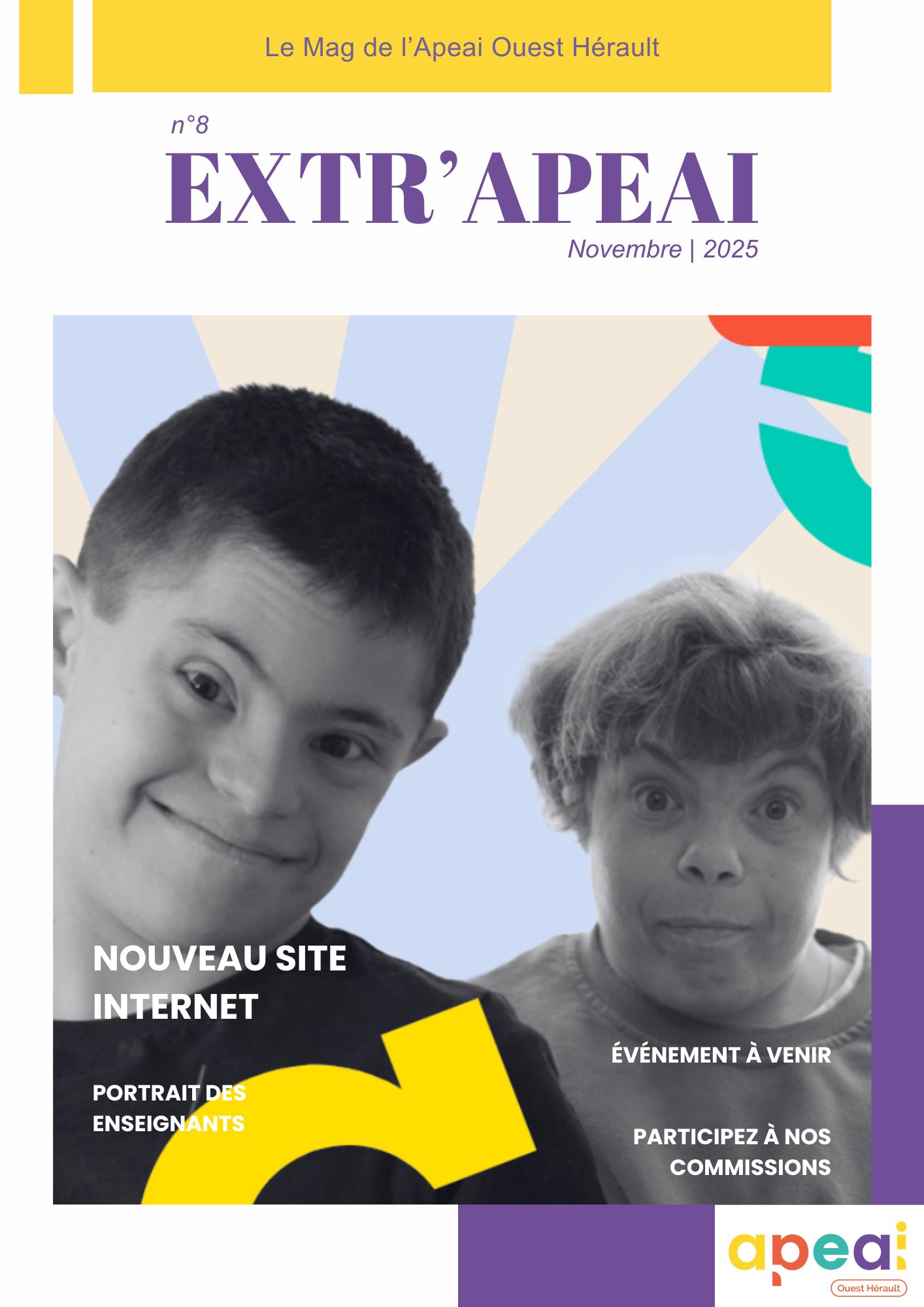 page de couverture du magazine de l'apeai ouest herault