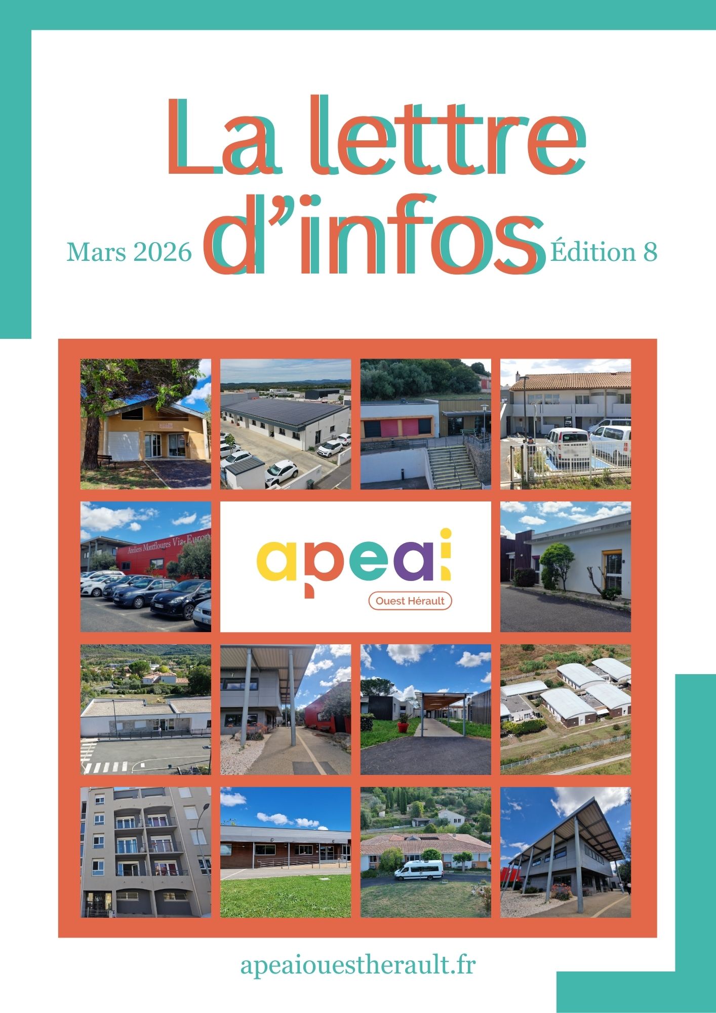 premiere page du magazine de l'apeai ouest herault